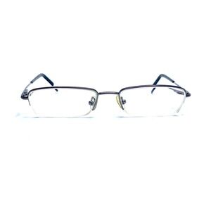 Versace Versus Silver Metal Rectangle Half Rim Glasses MOD.7020 1001 50 17 135